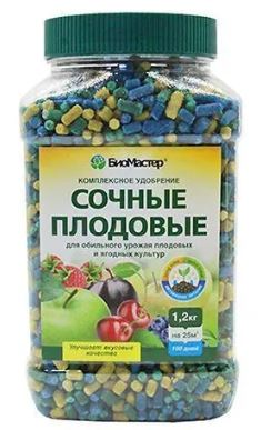 Сочные плодовые, 1,2 кг- БиоМастер, комплексное минеральное удобрение                                                           